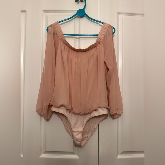 Forever New Bodysuit Pink Size L - Picture 4 of 6